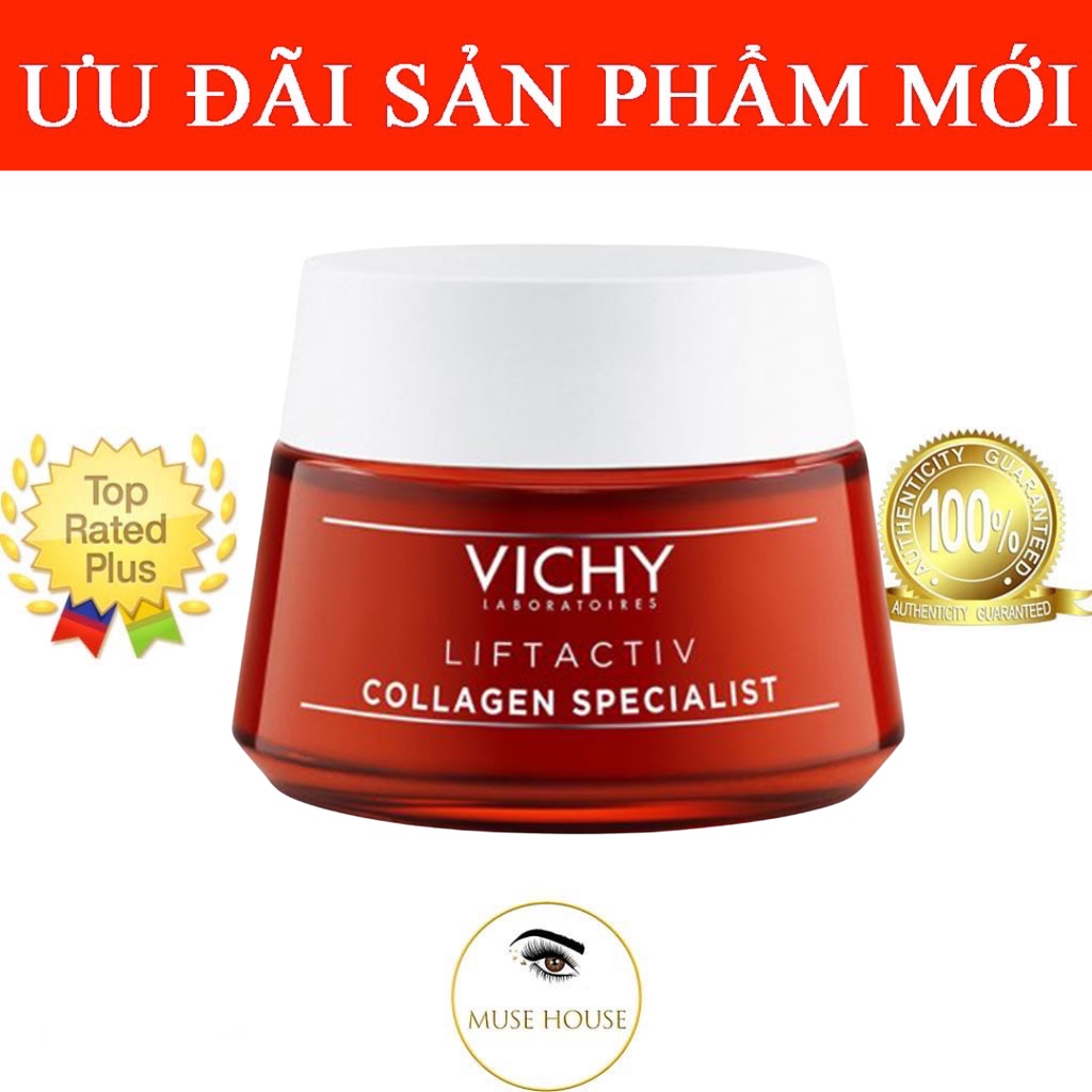 Kem dưỡng  Vichy Liftactiv Collagen Specialist ngăn ngừa dấu hiệu lão hóa và làm săn chắc da 50ml