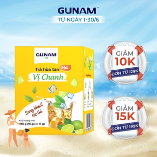 Trà chanh GUNAM (hộp 16 gói x 15g)