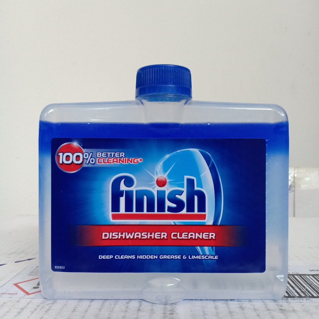 Chai nước vệ sinh máy rửa chén Finish 250