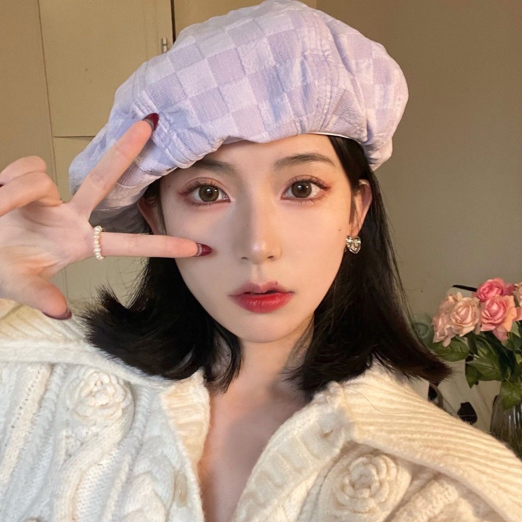 Mũ Beret Hình Mây Nhỏ Phong Cách Nhật Bản Thời Trang Xuân Hè Cho Nữ
