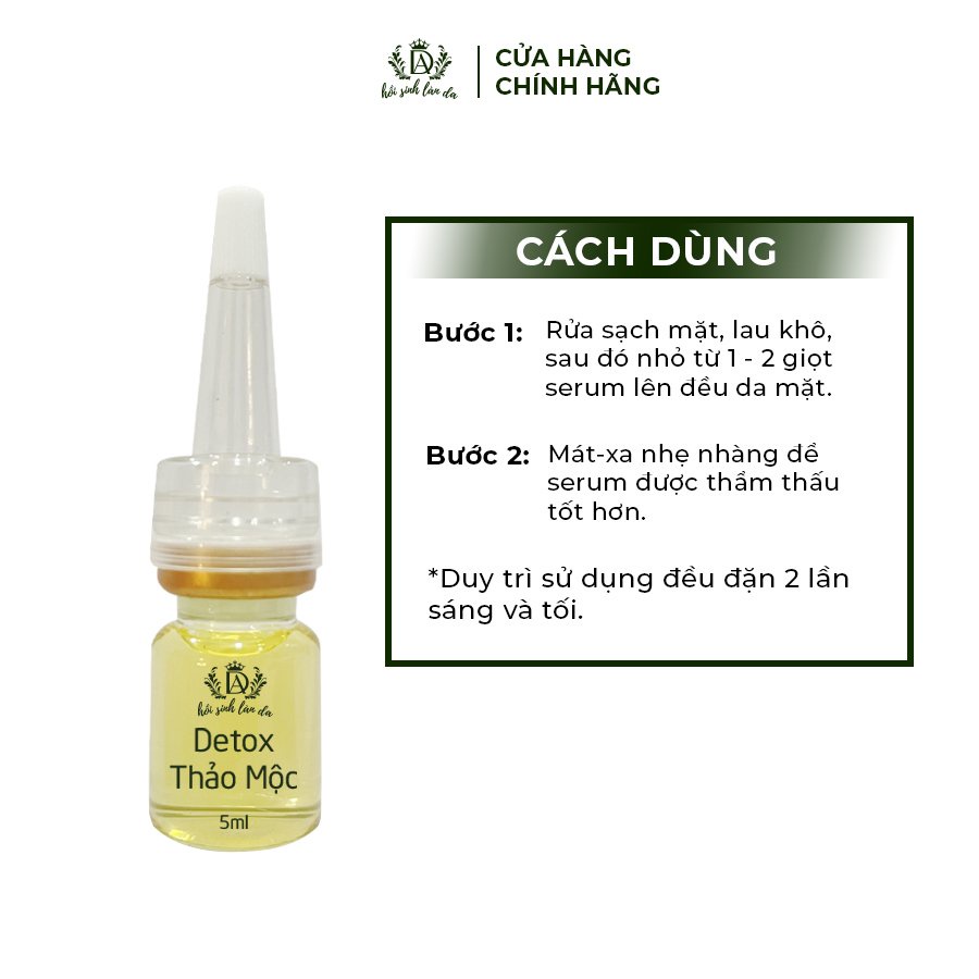 Serum Dr. Ánh giảm mụn, giảm thâm, sạch mụn ẩn, dưỡng da căng bóng (5ml)