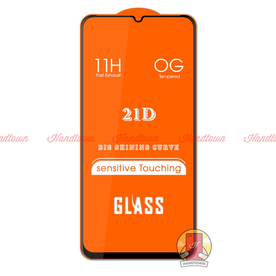 Kính Cường lực 21D Realme C20 C 20 Full Màn Đen Full Keo Bảo Vệ Màn Hình Chống Trầy Xước Chống Va Đập Handtown SIÊU BỀN