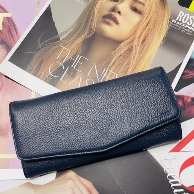 Ví dài nữ ,ví nữ cầm tay da thật nhập khẩu thời trang Lucaster store fubox phù hợp làm quà  bảo trì trọn đời