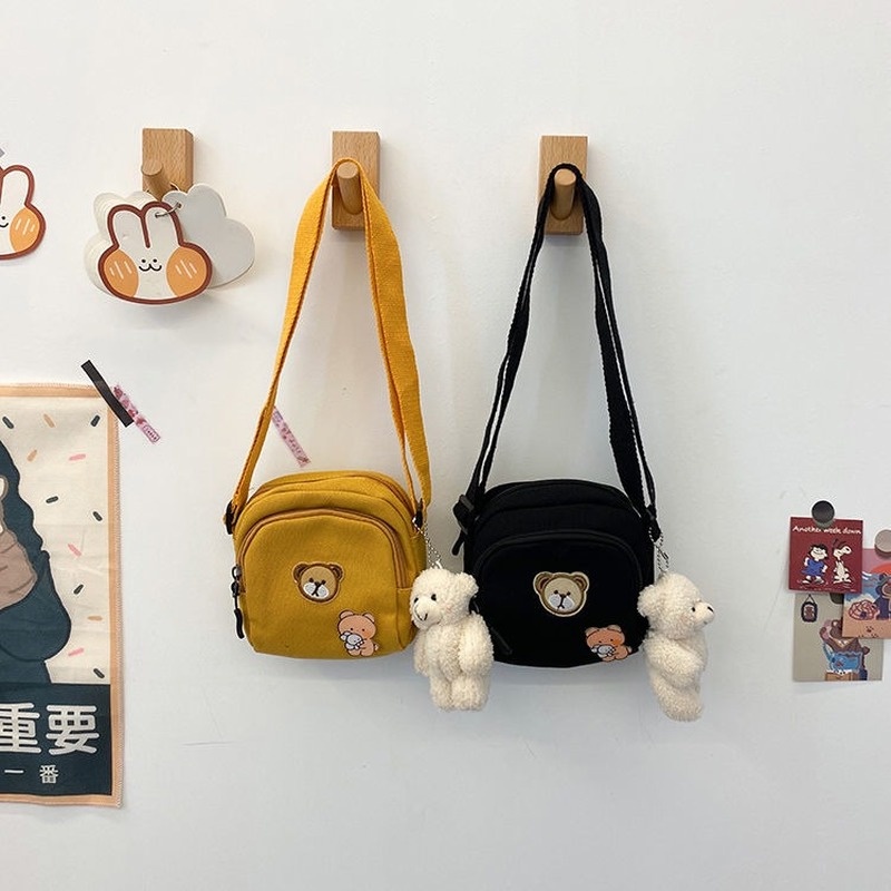 Túi Đeo Chéo Hình Gấu Dễ Thương Xinh Xắn Cao Cấp