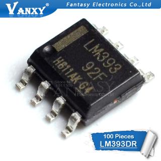 Bộ 100 Ic Chất Lượng Cao Lm393Dr Sop8 Lm393 Sop-8 Sop Lm393Dt Lm393Dr2G Smd