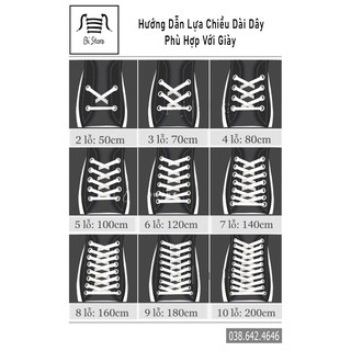 [𝟬𝟭 - 𝟭𝟱] Dây giày dẹt cho mọi mẫu giày - [𝗕𝗮̉𝗻𝗴 𝟯𝟭 𝗺𝗮̀𝘂] [𝗯𝗮́𝗻 𝘁𝗵𝗲𝗼 𝗰𝗮̣̆𝗽]