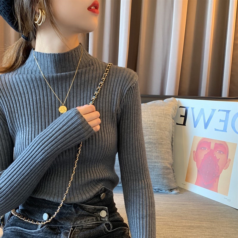 Áo len tăm cổ 3 phân