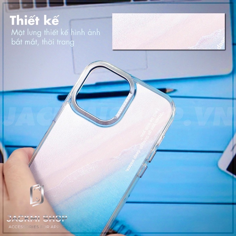 Ốp lưng Devilcase Shoreline hỗ trợ sạc không dây cho điện thoại ip 13 promax 13 pro 13