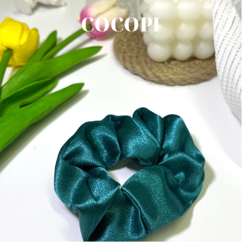 Dây cột tóc vải scrunchies đủ màu sắc Cocopi.accessories