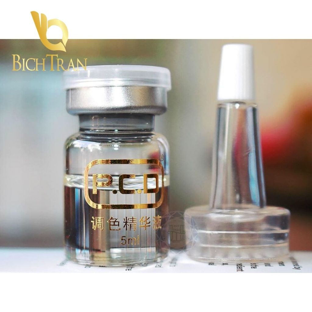 Phủ bóng colagen PCD sau phun môi giúp ủ mềm  da căng bóng sau  xăm lọ thủy tinh 5ml loại 1