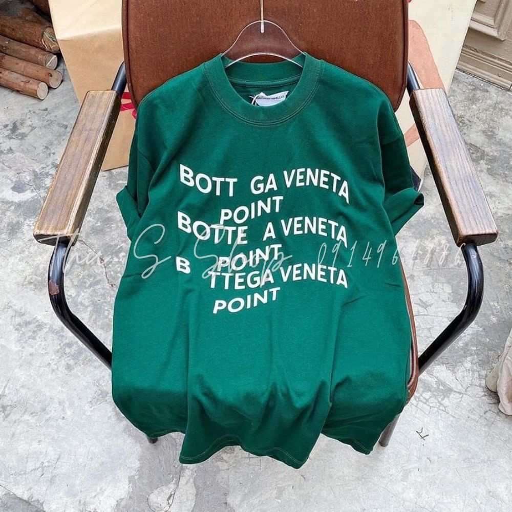 Áo Phông Xanh Hottrend Phong Cách Unisex In Chữ Form Rộng Chất Cotton Mềm Mịn THUS1143