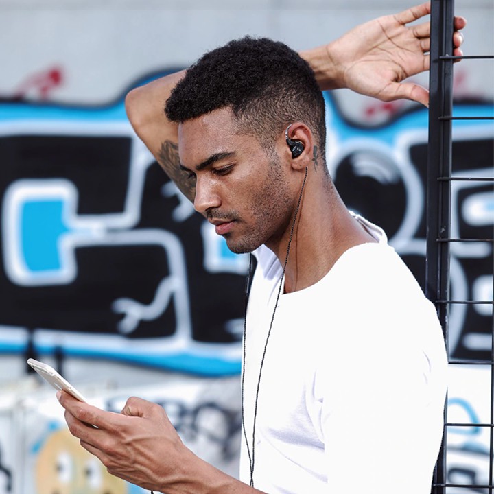 Tai nghe TRN V80 hifi,có mic,2 driver DD và 2 driver BA