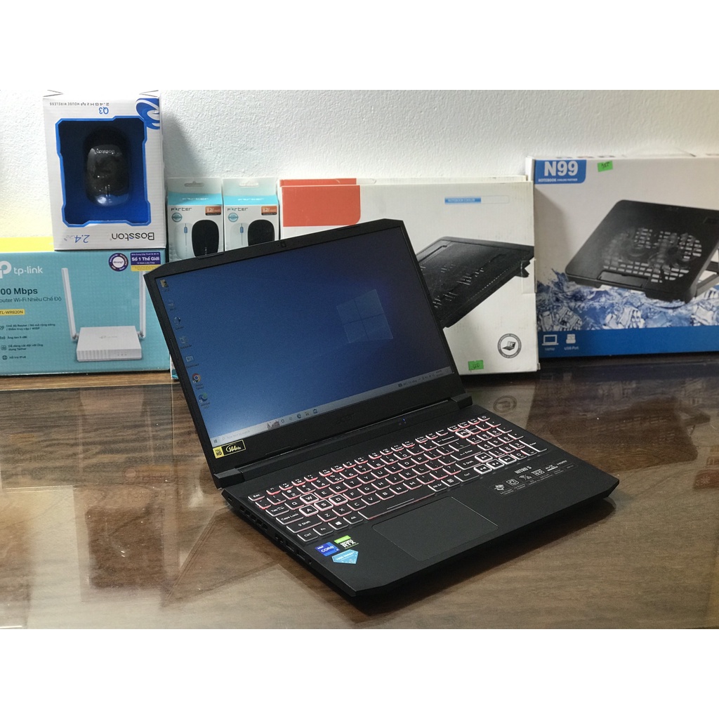 Laptop Acer Nitro 5 AN515 | i7-11800H Gen 11th | 8GB DDR4 | SSD 512GB 4GB RTX3050Ti/144Hz | Win10 - HÀNG CHÍNH Hãng
