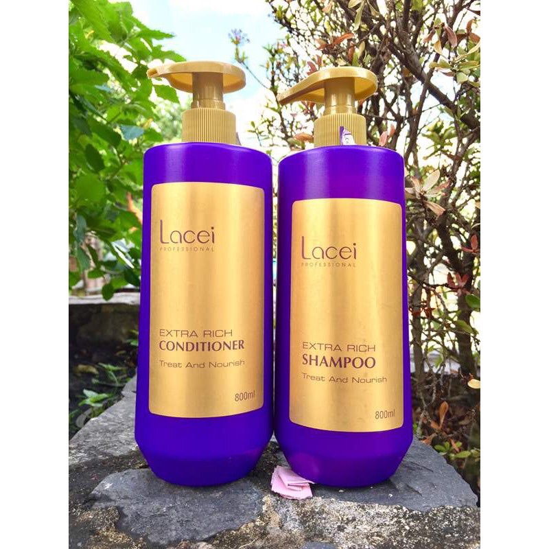 Dầu Gội, Dầu Xả Lacei Tím Dưỡng Ẩm Phục Hồi Cao Cấp 800ml