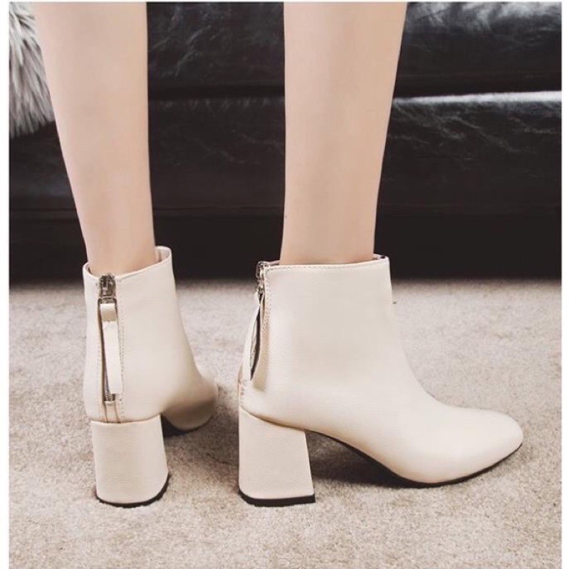 bốt nữ da lộn có khoá sau sang chảnh | BigBuy360 - bigbuy360.vn