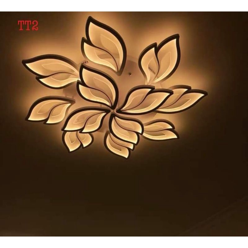Đèn ốp trần đèn treo 12-15 cánh hiện đại