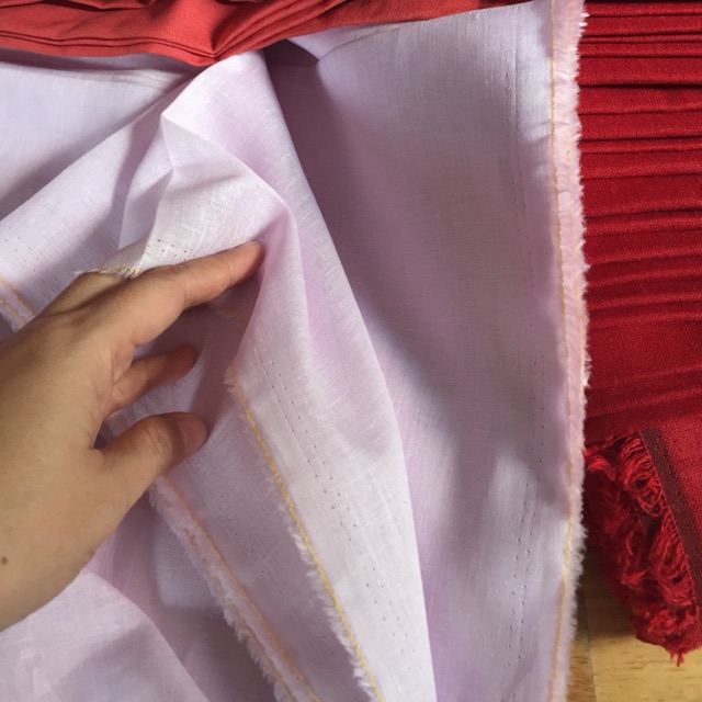 Vải linen tưng tím cà