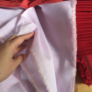 Vải linen tưng tím cà