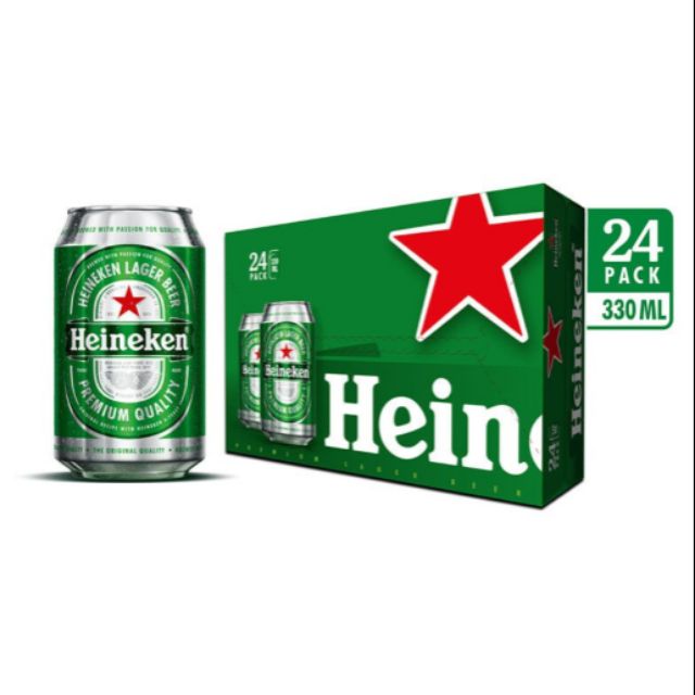 Bia heineken 24lon × 330ml