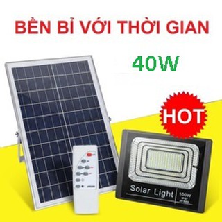 Đèn năng lượng mặt trời 40w - siêu tiết kiệm - bh 24 tháng