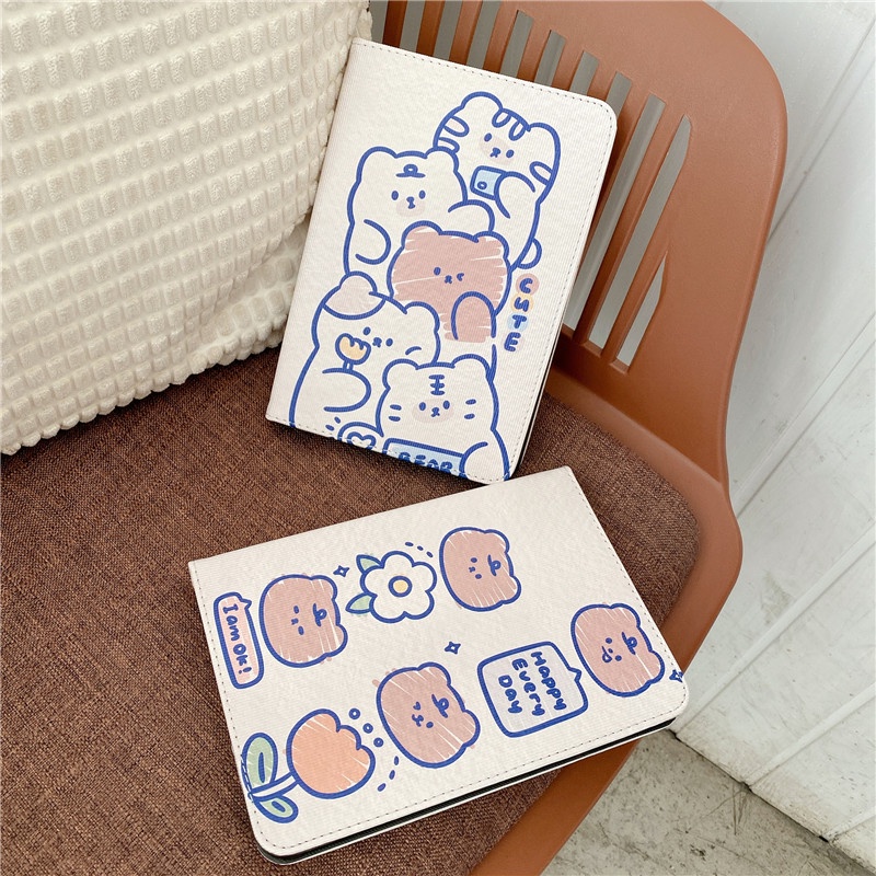 Ốp Máy Tính Bảng Da PU Có Đế Cho iPad Mini /Air 1 2/Pro 9.7/4th 5th 6th 2017 2018/7th 8th 9th Gen 2019 2020 2021