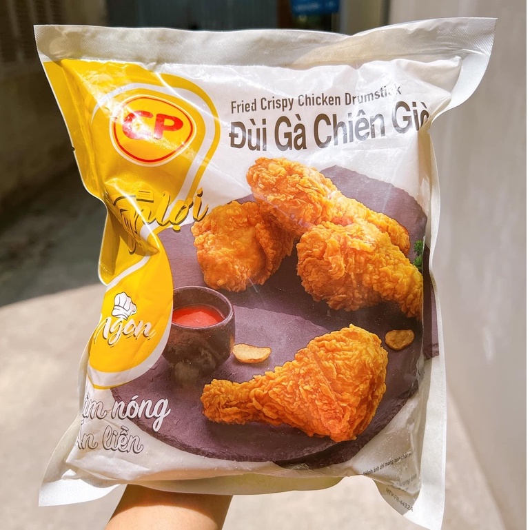 Đùi gà chiên giòn CP tẩm bột chiên sẵn chế biến tại nhà ngon như ở quán