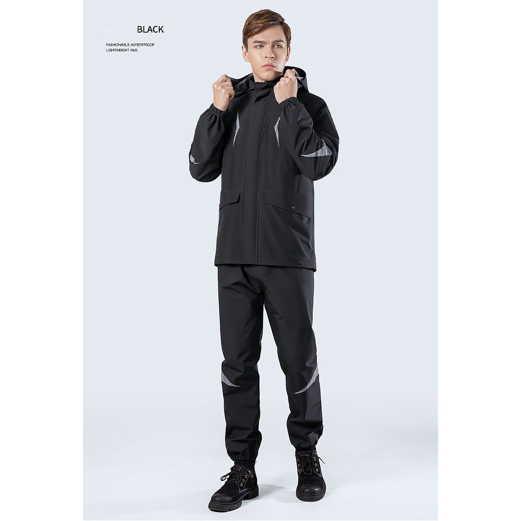 Áo mưa người lớn, áo mưa bộ cao cấp O SUN B18 chống thấm, thoáng khí