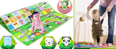 Thảm lót MABOSI 2mặt cho bé ( 1m8*2m) [Sẵn Hàng]