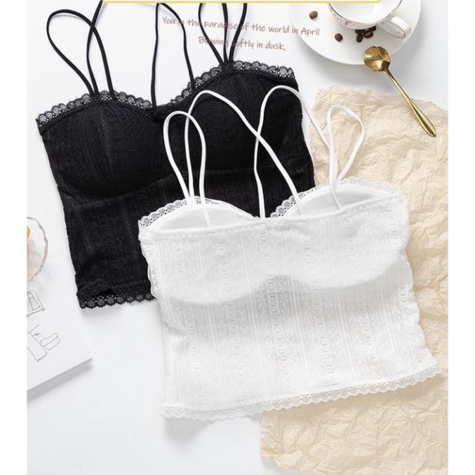 ❤️ Áo Lót Ren Myna Áo Ngực Bra Ren 2 Dây Không Gọng Công Chúa Siêu Dễ Thương 995 ❤️