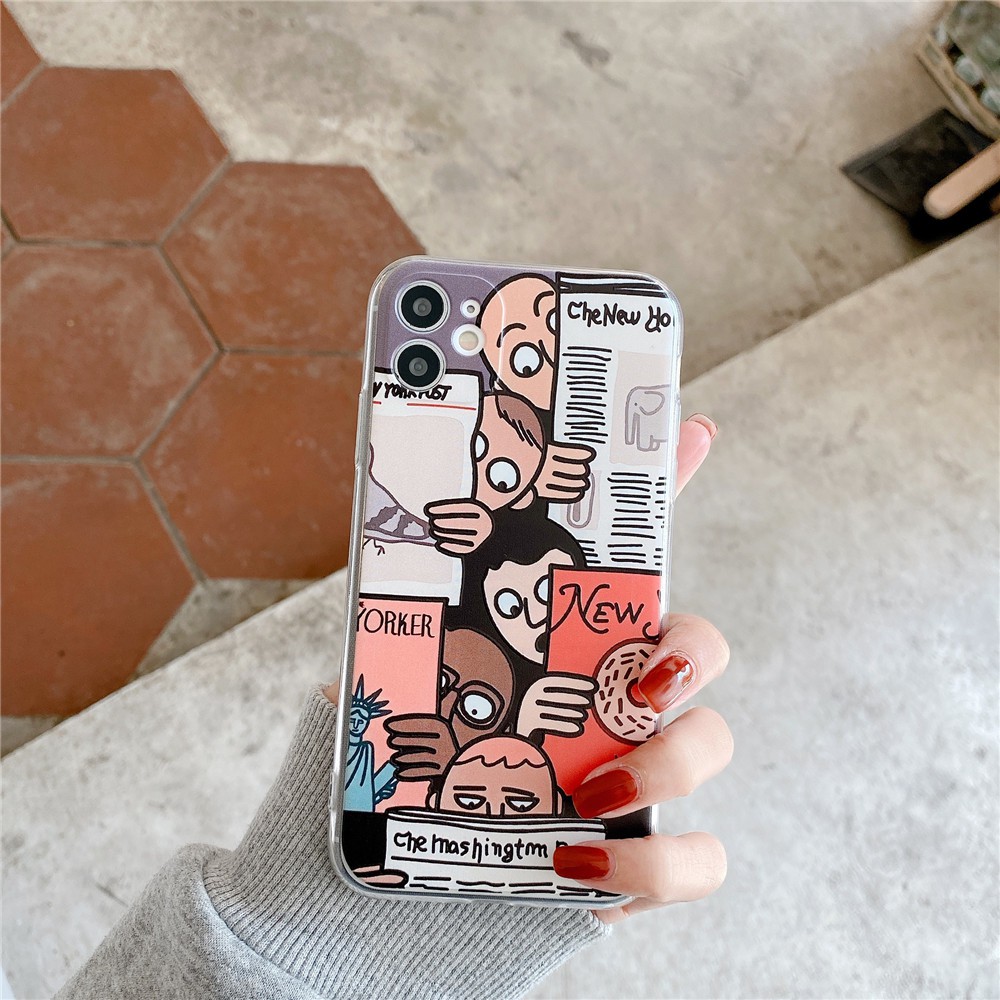 Ốp Lưng Tpu Họa Tiết Hoạt Hình Vui Nhộn Cho Iphone 11 Pro Max X Xs Max Xr Iphone 7 Plus 8 Plus Iphone 6 Plus 6s Plus | BigBuy360 - bigbuy360.vn