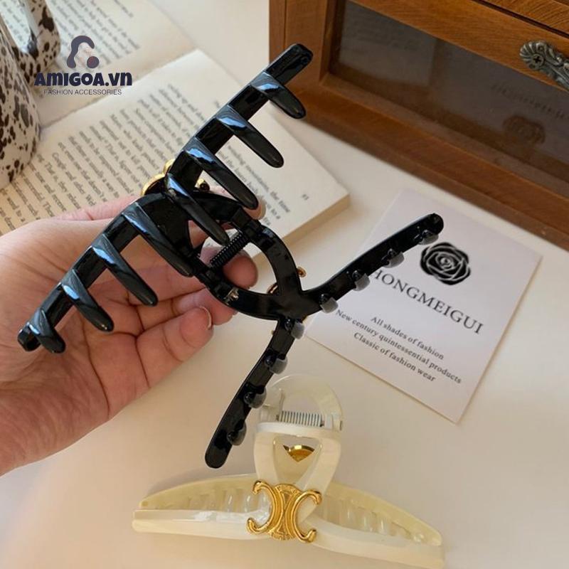 ✨✨Kẹp Tóc Chữ C Đơn Giản Thời Trang Phong Cách Hàn Quốc kẹp tóc càng cua kẹp tóc hàn quốc