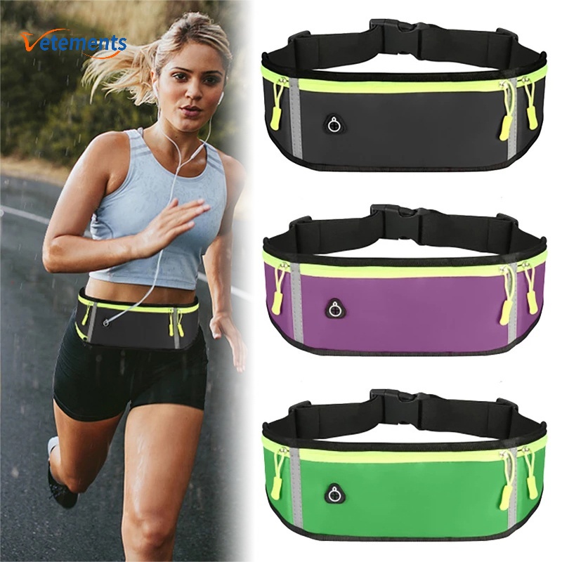 Túi Thể Thao Đeo Hông Đựng Điện Thoại Chống Thấm Nước Có 5 Màu Cho Nam Nữ