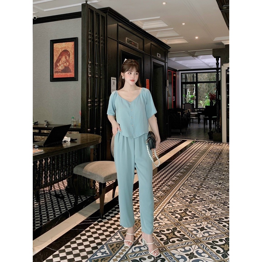 Bộ ngủ nữ cao cấp vải lụa satin dài tay va tay ngắn 2 túi trước kiểu dáng mới, đồ bộ sau sinh chất mềm mịn.