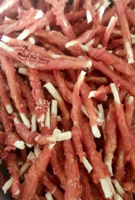 Que gà sấy cuộn xương sữa 300gr - Made in Thailand