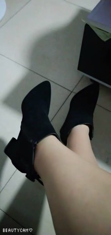 Boot da lộn thắt nơ sau