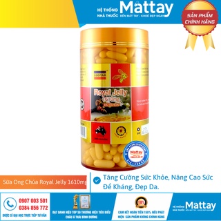 Sữa Ong Chúa Royal Jelly 1610mg - Costar - Giúp Tăng Cường Sức Khỏe, Nâng Cao Sức Đề Kháng (365 Viên)