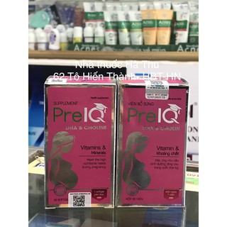 (1 hộp) Viên uống bổ sung vitamin cho bà bầu - PreIQ