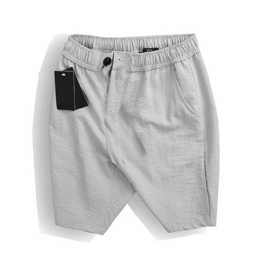 Quần short đũi nam quần đũi nam chất liệu vải đũi dày dặn, mát mùa hè