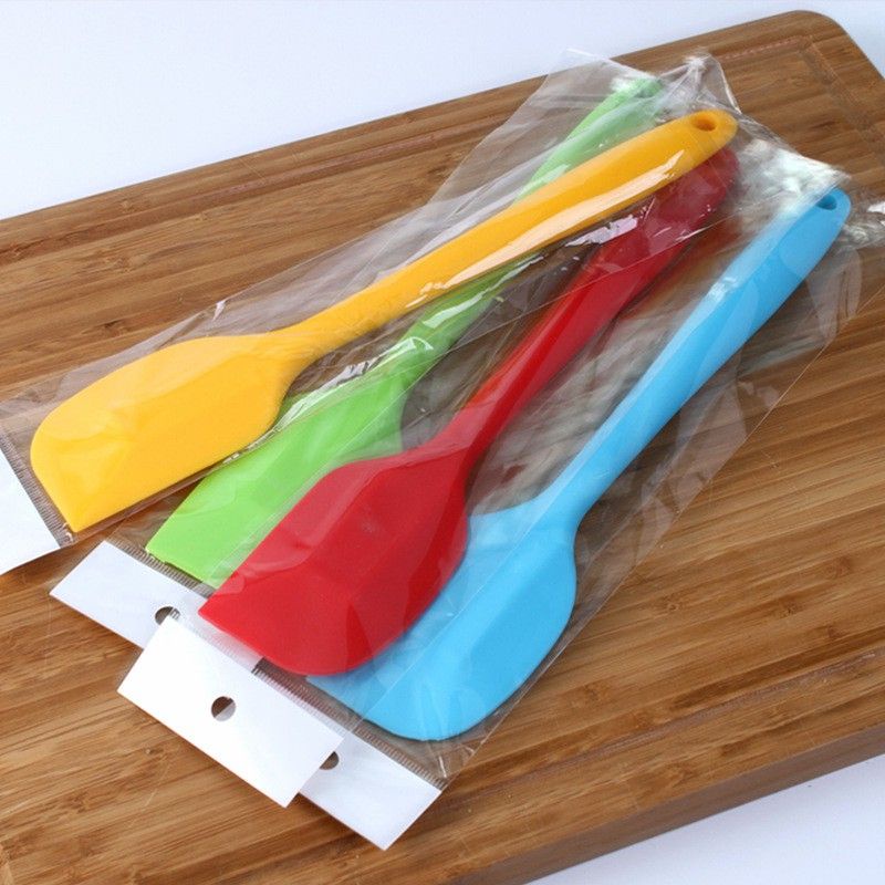 phới trộn bột, phới dẹt silicon , muôi lật thức ăn bằng silicon nhiều màu, Phới dẹt Spatula Silicon phới làm bánh