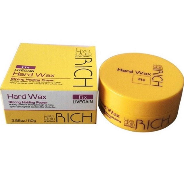 Sáp vuốt tóc siêu cứng Livegain Premium Rich Hard Wax Fix 110g