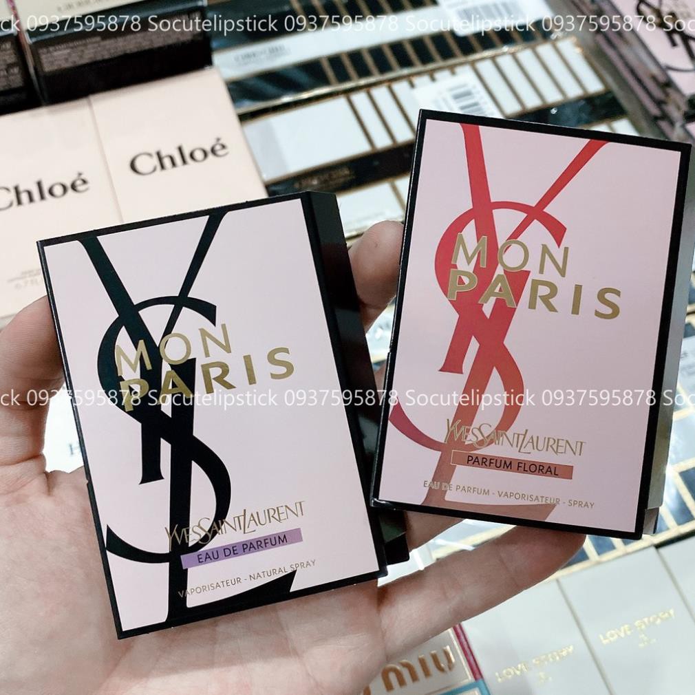 Vial Mẫu Thử Nước Hoa Mini Y.SL Yves Saint Laurent Mon Paris - Libre - Black Opium Đủ Loại 1.2ml