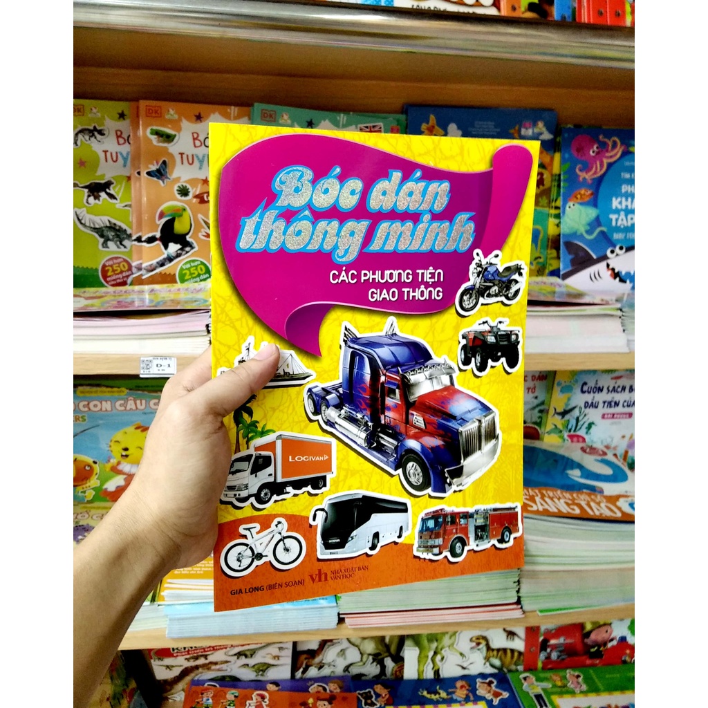 Sách Bóc Dán Thông Minh - Các Phương Tiện Giao Thông (2022)