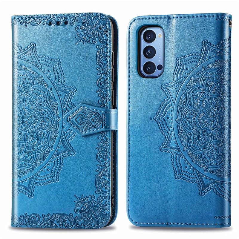 Bao Da Pu Điện Thoại Nắp Lật Kèm Ngăn Đựng Thẻ In Họa Tiết Nổi Cho Oppo Reno 4 Pro Reno 4 Pro Reno 4 Reno4Pro Giá Đỡ