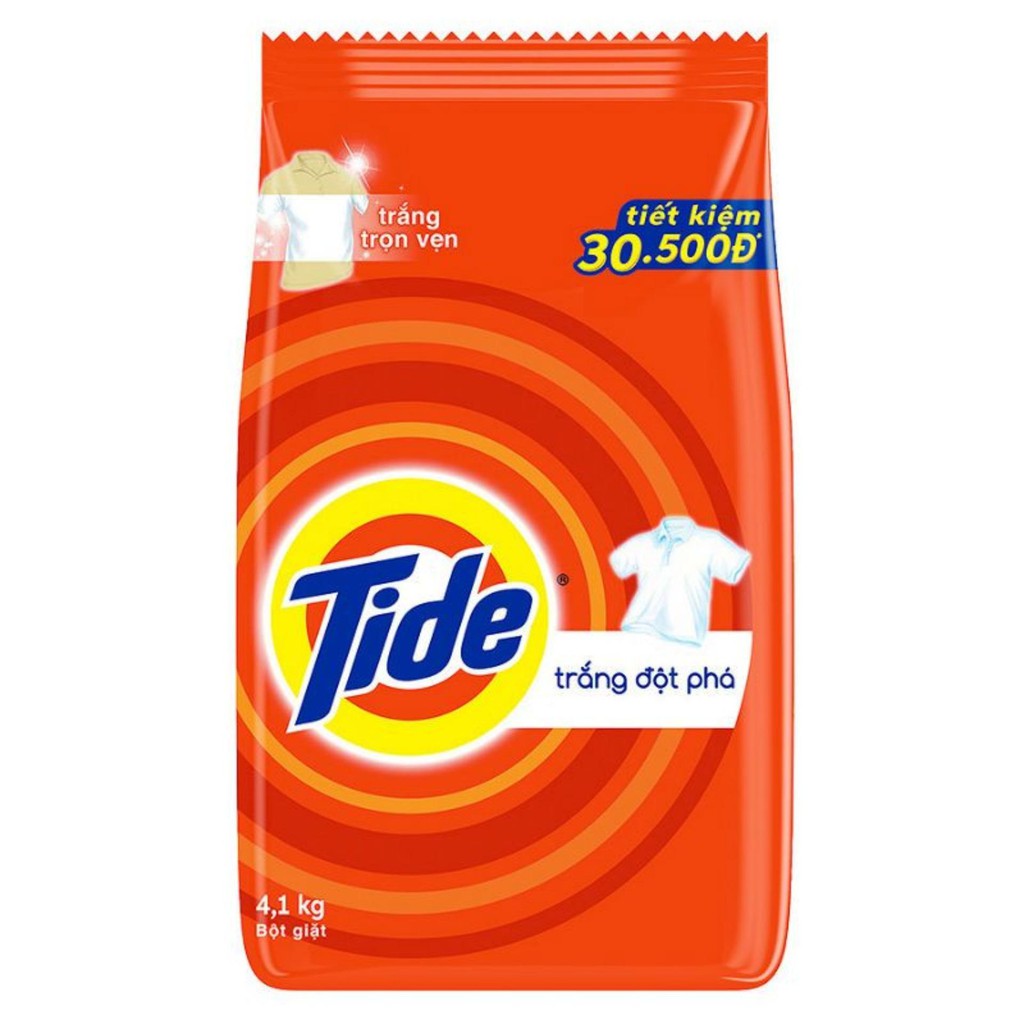 Bột giặt Tide Trắng Đột Phá Túi 4.1kg