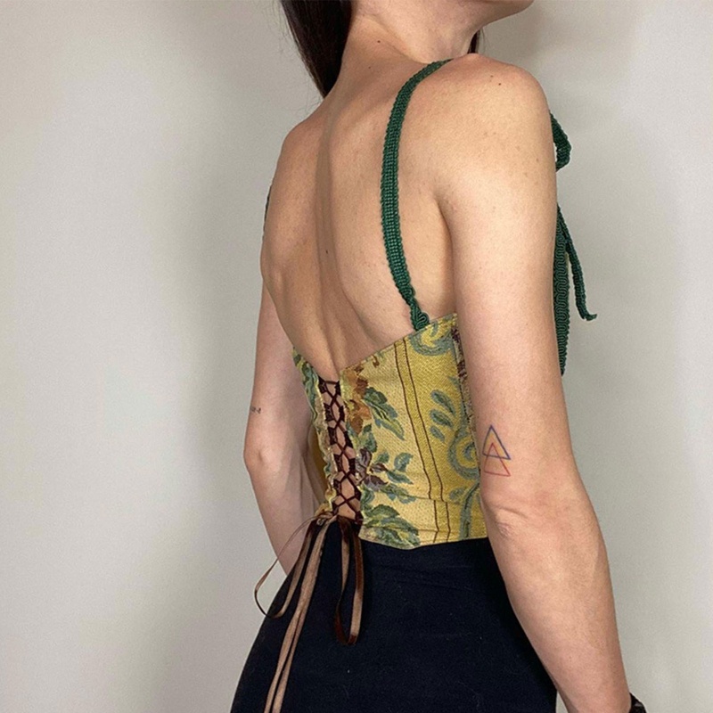 Áo Nịt Ngực Corset Phong Cách Retro Gợi Cảm Cho Nữ