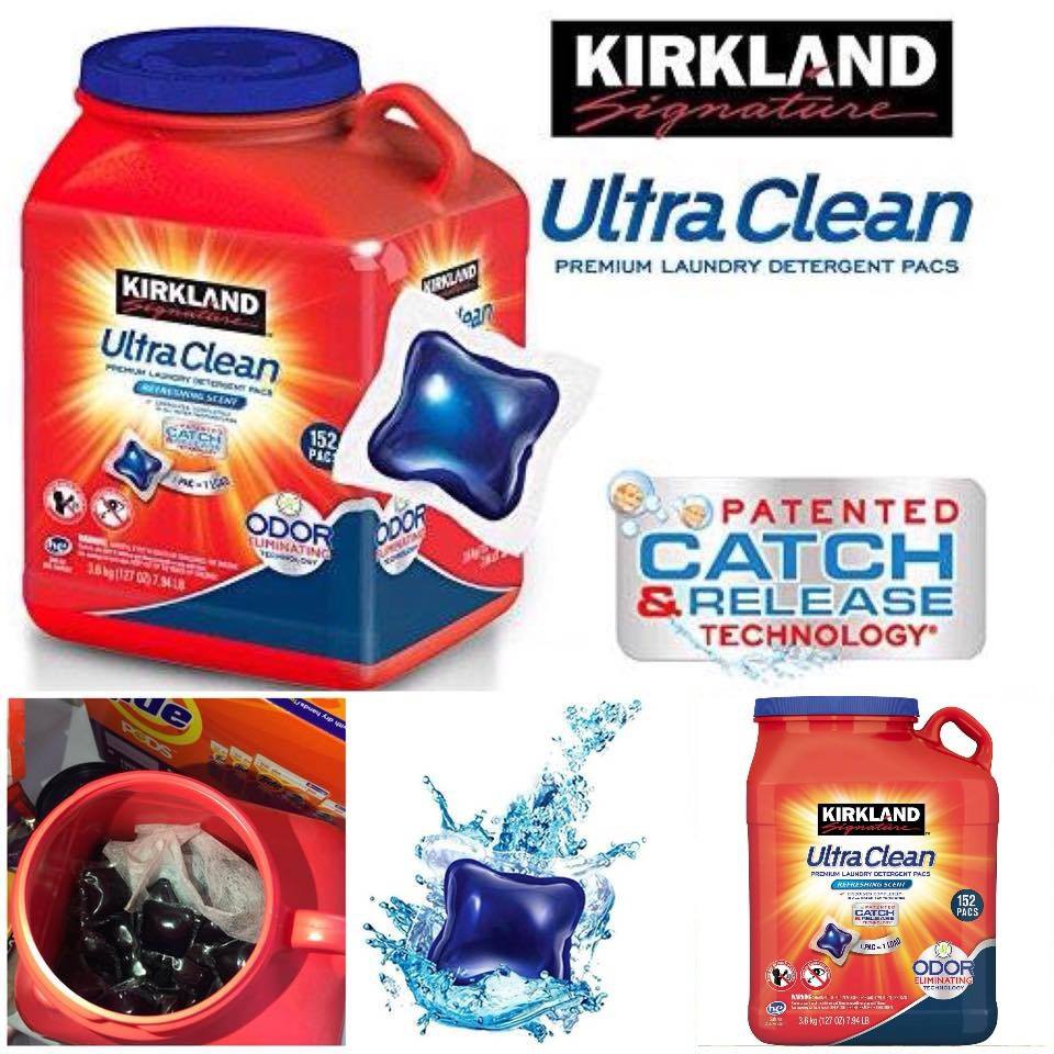 Viên Giặt Quần Áo KIRKLAND ULTRA CLEAN 152 viên