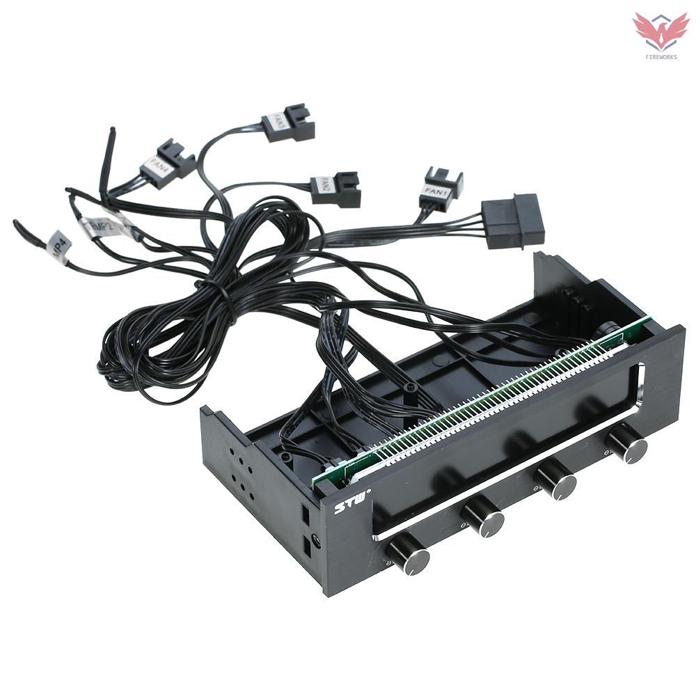 Bảng Điều Khiển Tốc Độ Quạt Tản Nhiệt Cpu 4 Kênh Đa Năng Có Màn Hình Lcd | BigBuy360 - bigbuy360.vn
