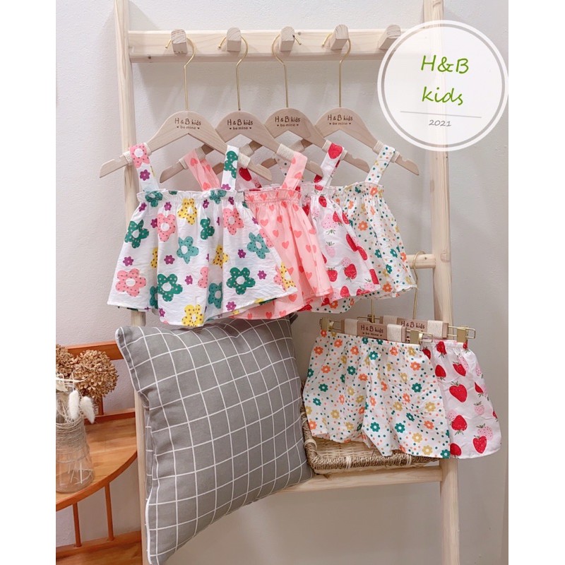 Váy 2 dây bánh bèo lụa mềm mại cho bé Mia Kids 014