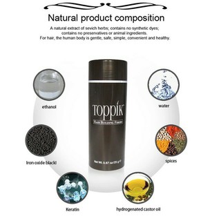 [Bán Sỉ] Bột phủ dày tóc Toppik Hair