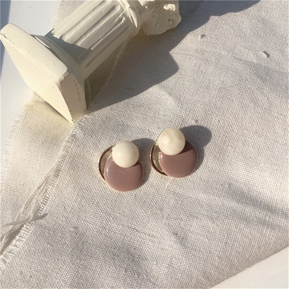 Bông Tai Bằng Kim Loại Thiết Kế Cổ Điển Xinh Xắn Cho Nữ